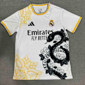 Miniatyrbillede 1 af 3: Real Madrid CF Slange År Special Edition Sort Slange Fodbold Uniform T-shirt S-2XL Black Snake M