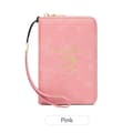 RFID-blokkerende reiselommebok og organisator pink