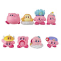 Miniatyrbild 1 av 2: 8 st/set spel Star Kirby Anime söt tecknad film rosa Kirby Mini figur dekorativa samling prydnader leksak för barn presenter 8Pcs Doll C