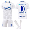Miniatyrbillede 1 af 2: 24-25 Al-Hilal Saudi No.10 NEYMAR.JR Fodboldtrøjer Børn Voksen Fodboldudstyr M