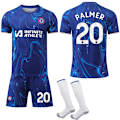 Pikkukuva 1 / 2: 24-25 Chelsea F.C. No.20 PALMER Jalkapallopaidat Lapsille Aikuisten Jalkapallovarusteet M