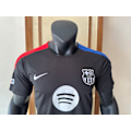 Miniatyrbilde 2 av 4: 25-26 FC Barcelona Bortedrakt Svart Fotballuniform T-skjorte S-2XL Away M
