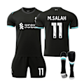 Miniatyrbilde 1 av 2: 2024-2025 Liverpool Bortebarnedrakt Sett Nr.11 M.SALAH 20