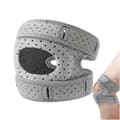 Wellnee Knäskydd, Justerbar Knäortos, Stabiliserande Knästöd Sport Grey