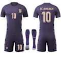 Miniatyrbillede 1 af 2: 2024 EM England Hjemmetrøje NR. 10 BELLINGHAM Trøjer Børn Voksen Fodboldudstyr 16