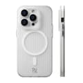 iPhone 15 Pro Mobilskal Korrugerad med Magsafe Rvelon - Vit