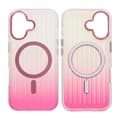 Mobilskal Korrugerad MagSafe för iPhone 17 - Rosa