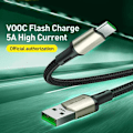Miniatyrbild 3 av 4: Baseus Cafule Snabbladdningskabel VOOC 30W 5A USB-C 1 m - Svart