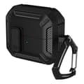 Samsung Galaxy Buds3 / Buds3 Pro Earphone Cover with Carabiner - Black