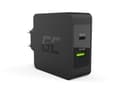 Green Cell Charger USB-C 45W PD with cable USB-C and extra USB por