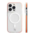 iPhone 12 Pro Max Mobilskal Korrugerad med Magsafe Rvelon - Orange