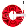 Original OnePlus Warp USB-C Kabel 1.5m - Röd Svart
