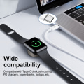Miniatyrbild 2 av 7: SiGN Magnetisk USB-C Laddare för Apple Watch, 2.5W, 1.2m - Vit