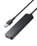 SiGN USB-A Hub, 4xUSB-A 3.0 - Black