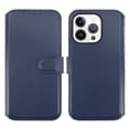 iPhone 15 Pro Max Plånboksfodral Läder Rvelon - Blå
