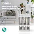 Miniatyrbild 2 av 2: Luftfilter till Nedis Miniluftkylare COOL3WT