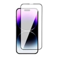 Miniatyrbild 1 av 3: Skärmskydd iPhone 15/16 Plus - 3D Härdat Glas Svart