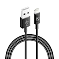 Miniatyrbild 1 av 4: SiGN USB-A 2.0 till Lightning Kabel 2.1A, 2m - Svart