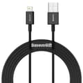 Baseus Superior Fast Charge USB-A to Lightning Cable, 2.4A, 2m - Black