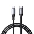 Joyroom Flash Series Fast Charging USB-C to USB-C Cable 60W, 1m - Black