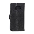 Miniatyrbild 2 av 7: Samsung S7 Edge Plånboksfodral Läder med Stativ - Svart