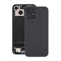 iPhone 15 Plus Back Glass with Magnet and Camera Lens - Black