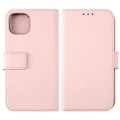 Miniatyrbild 1 av 5: iPhone 12/12 Pro Plånboksfodral Läder Rvelon - Rosa