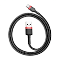 Miniatyrbild 1 av 6: Baseus Cafule USB-C-kabel 3A 0,5 m - Svart