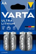 VARTA Ultra Lithium AA battery, 4-pack