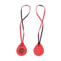 Miniatyrbillede 1 af 3: AirTag Case with Strap in PU Leather - Red