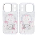 Case Magsafe for iPhone 17 Pro Max - Transparent with bow