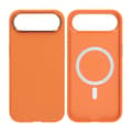 Mobilskal Konstläder med Kameraskydd för iPhone Air - Orange
