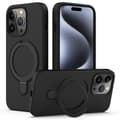 iPhone 15 Pro Max MagSafe Case with Ring Stand - Black