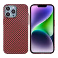 Kolfiber Skal iPhone 14 Pro - Röd