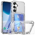 Samsung Galaxy S26/S26 Pro Case Card Holder Kickstand - Transparent