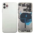 iPhone 11 Pro Back Cover Complete OEM Silver With Small Parts
