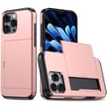 iPhone 16 Pro Cover with card slot - Rose gold
