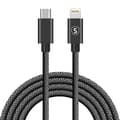 SiGN USB-C to Lightning Cable 2.1A, 2m - Black