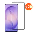 Samsung Galaxy S26 - 0.18mm high aluminum silk Tempered screen unlocking Protector RV- Bulk with frame -20 pcs