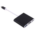 Adapter USB-C to HDMI - USB-A - USB-C - Black