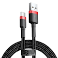 Miniatyrbild 2 av 3: SiGN Cafule USB-A till USB-C Kabel Q.C 3.0, 18W, 2A, 3m -