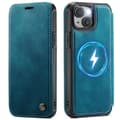 CASEME 053 iPhone 15 Plus/14 Plus Wallet Cover MagSafe RFID blocking - Blue