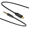 Baseus Stereo AUX Cable 3.5mm Mini-Jack to USB-C, 1.2m - Black