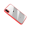 Miniatyrbild 6 av 8: Stöttåligt Mobilskal iPhone XS Max - Röd/Transparent