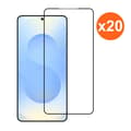 Samsung S25 Edge/S26 Plus - 0.18mm high aluminum silk Tempered screen unlocking Protector RV- Bulk with frame -20 pcs