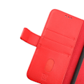 Miniatyrbild 4 av 7: iPhone 14 Pro Plånboksfodral Läder Rvelon - Röd