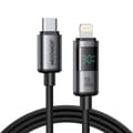 Joyroom USB-C to Lightning fast charging cable with display 30W, 1.2m