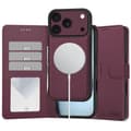 Tech-Protect Wallet MagSafe Cover for iPhone 17 Pro Max/18 Pro Max - Burgundy