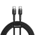 Baseus Cafule USB-C till USB-C, QC 3.0, USB-C PD, 3A 2 m - Grå/Svart Svart
