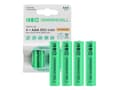 Green Cell Rechargeable AAA Batteries 950mAh, 1.2V, 4-pack